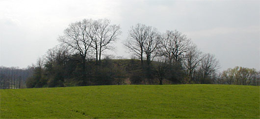 Überreste einer slawischen Wallanlage
