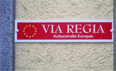 Ausschilderung der VIA REGIA Reichenbach