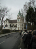 Die Klosterkirche St. Bonifatius bei der geführten Wanderung von der Innenstadt Hünfelds zum Rößberg.