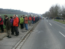 Über einhundert Interessierte schlossen sich der Wandergruppe an.