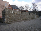 Auch am Brühler Garten kann man noch einen Teil der inneren Stadtmauer finden.