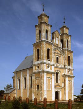 EVerklärungskirche in Hermanowicze (Германавічы)  im weißrussischen Oblast Witebsk.