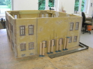 Das Modell des Schlosses Belvedere in Weimar in seiner Entstehung. Foto: VIA REGIA Architekturmodellbau Königsbrück e.V.