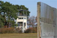 Grenzabschnitt mit Wachturm