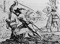 Пограбування села у Тридцятирічній війні (1618 – 1648 р.р.)