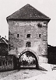 Das Äußere Johannestor im Jahre 1871