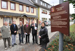Hinweistafeln zum historischen Verlauf der „Krönungsstraße“ oder VIA REGIA auf Bodendorfer Gebiet