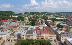 Blick über Lviv