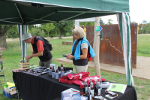 Besucher am VIA REGIA-Stand während des Regionalparkfestes