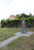 VIA REGIA-Meilenstein an der Hohen Straße