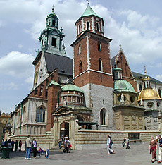 Wawel-Kathedrale in Krakow (Krakau)