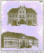 Die beiden Palais, in denen die Kaiser in Erfurt wohnten
