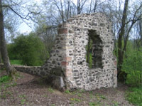 Die Ruine der Schafskirche in Lißberg