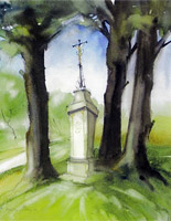 Wegekreuz in Storcha 