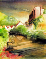 Ruine der Nikolaikirche in Bautzen 