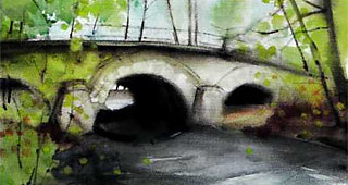 Die Baderbrücke in Königsbrück