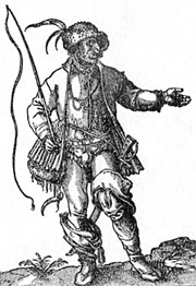 Frachtfuhrmann im 16. Jahrhundert